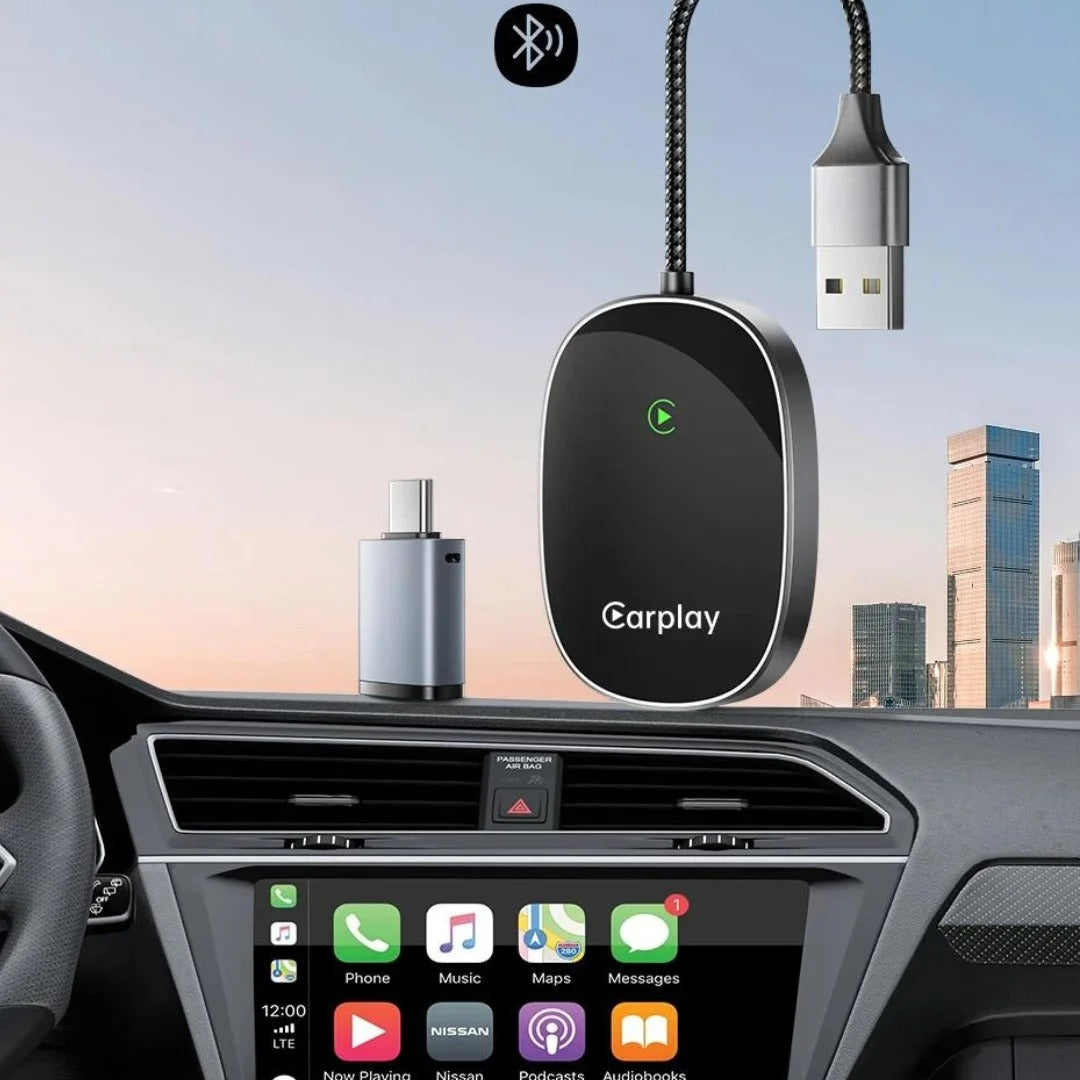 Convert the screen to CarPlay mode wirelessly